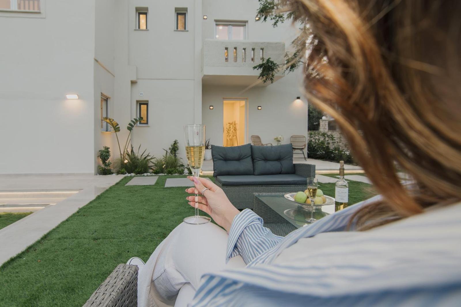 Le Jardin Apartments Kampos Marathokampou Zewnętrze zdjęcie
